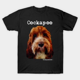 Red and White Cockapoo / Spoodle and Doodle Dog T-Shirt